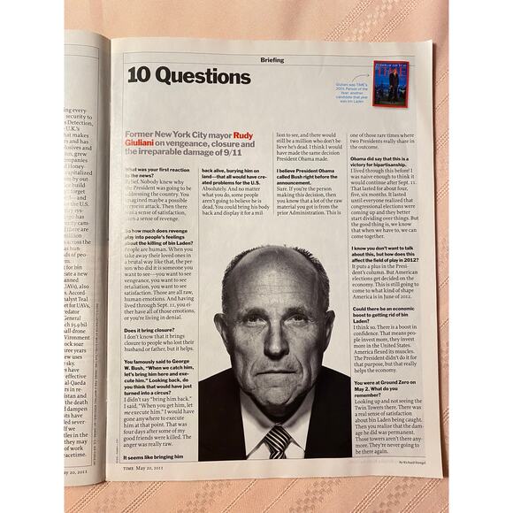 TIME magazine Special Report: The End of Bin Laden 68 pgs May 20, 2011 - Picture 6 of 13